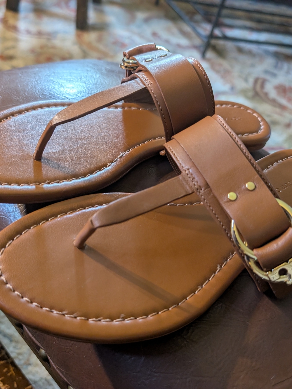 Tory Burch Selby Thong Sandals, 7.5 - Picture 3 of 6